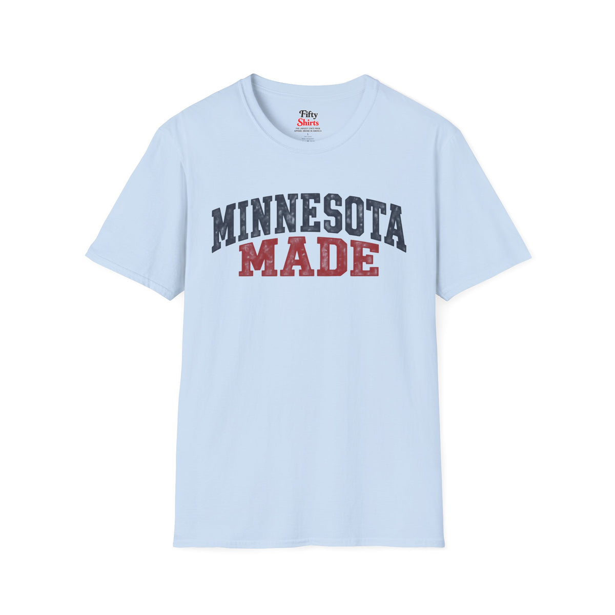 Minnesota Made Unisex Softstyle T Shirt State Name Graphic Tee