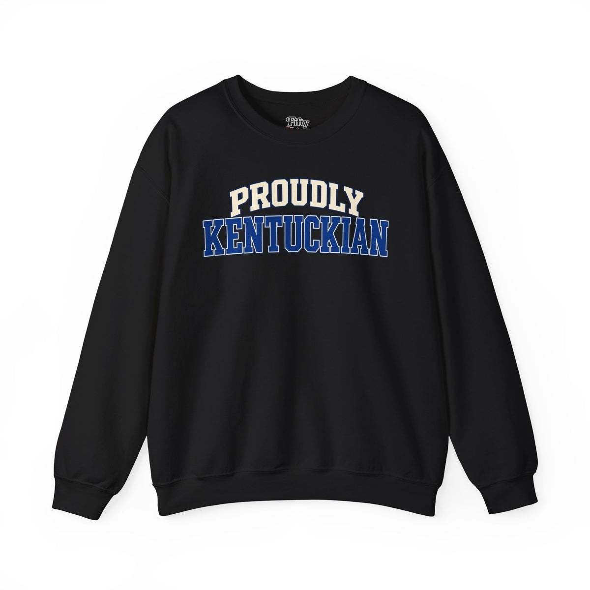 Proudly Kentuckian Kentucky Unisex Crewneck Sweatshirt State Name Graphic