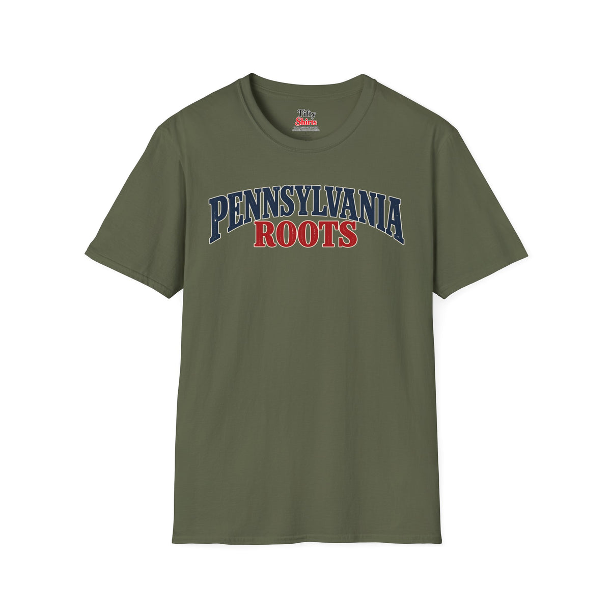 Pennsylvania Roots Unisex Softstyle T Shirt State Name Graphic Tee