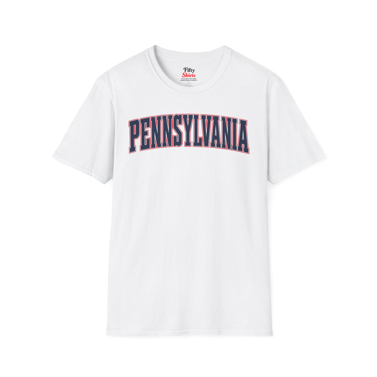 Pennsylvania Unisex Softstyle T Shirt State Name Graphic Tee