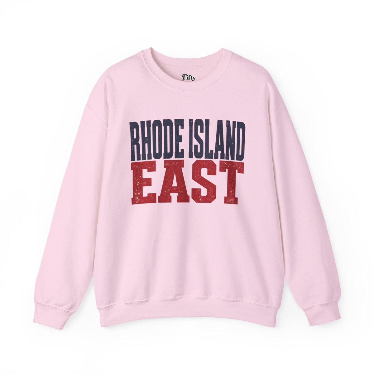 Rhode Island East Unisex Crewneck Sweatshirt State Name Graphic