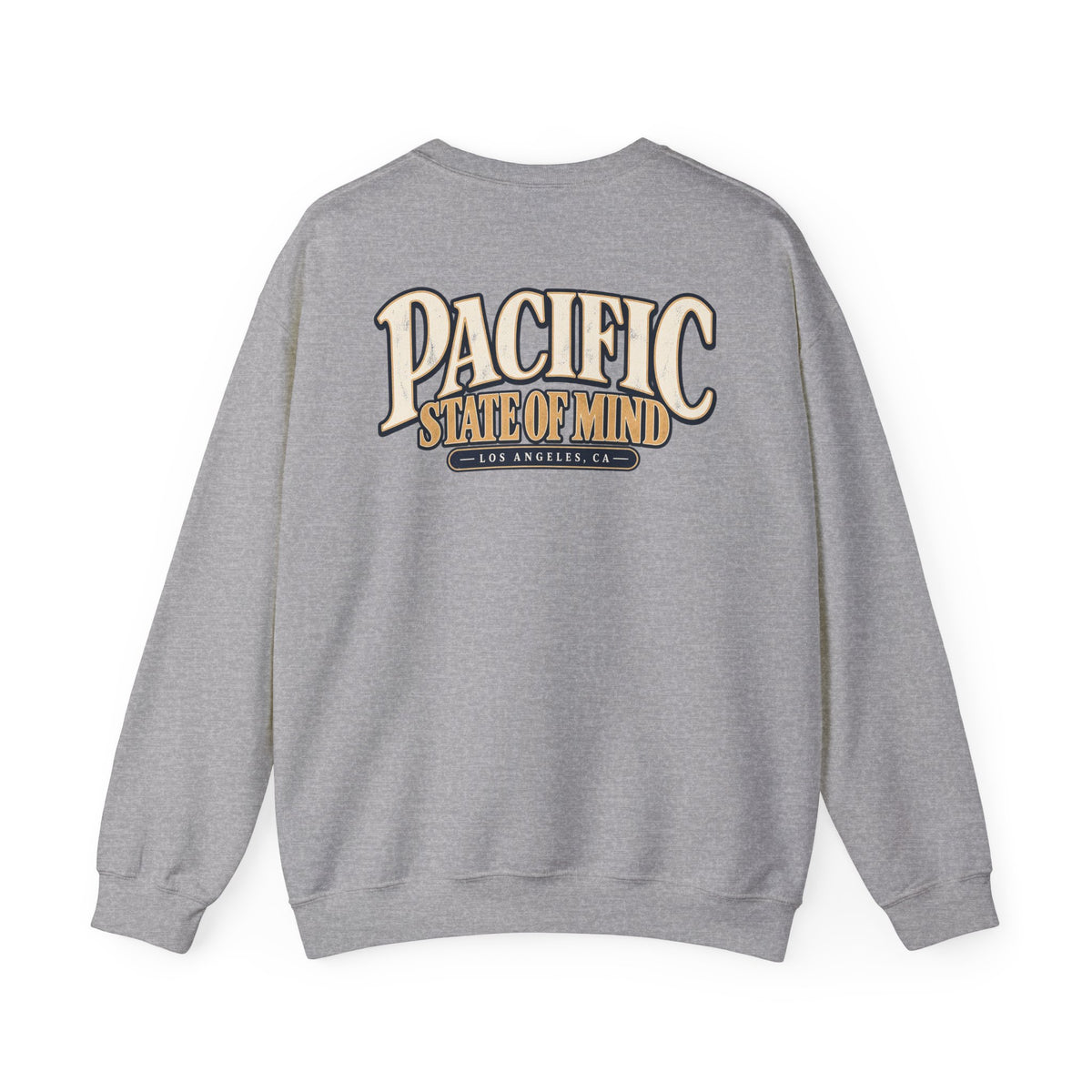 Pacific State Of Mind Los Angeles Unisex Crewneck Sweatshirt Graphic
