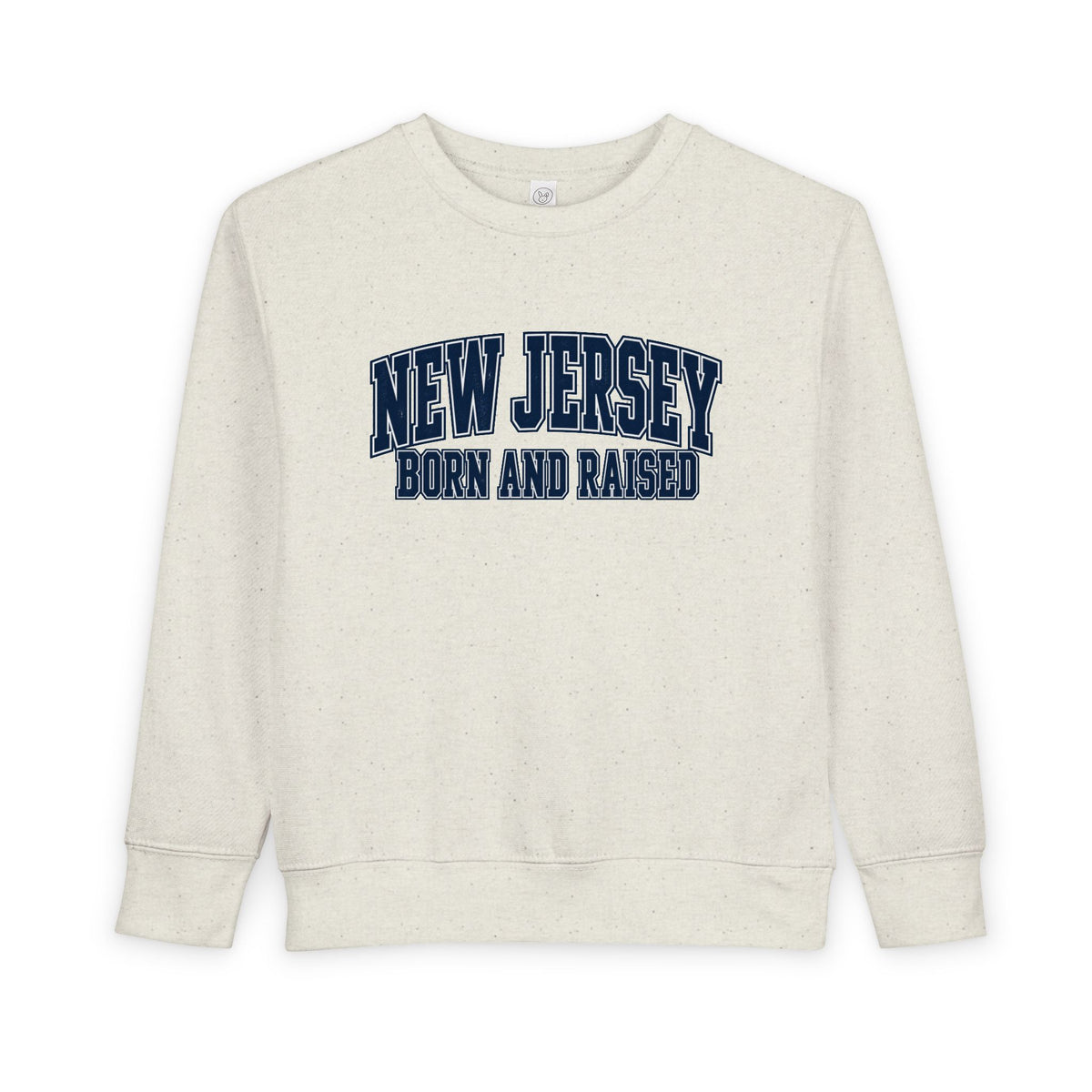 New Jersey Born and Raised Premium Collegiate Unisex Toddler Sweatshirt