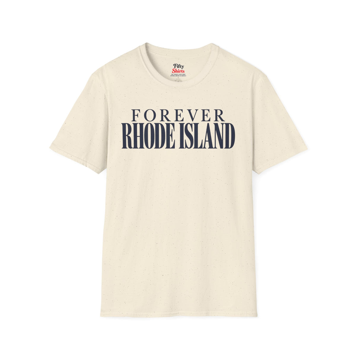 Forever Rhode Island Unisex Softstyle T Shirt State Name Graphic Tee