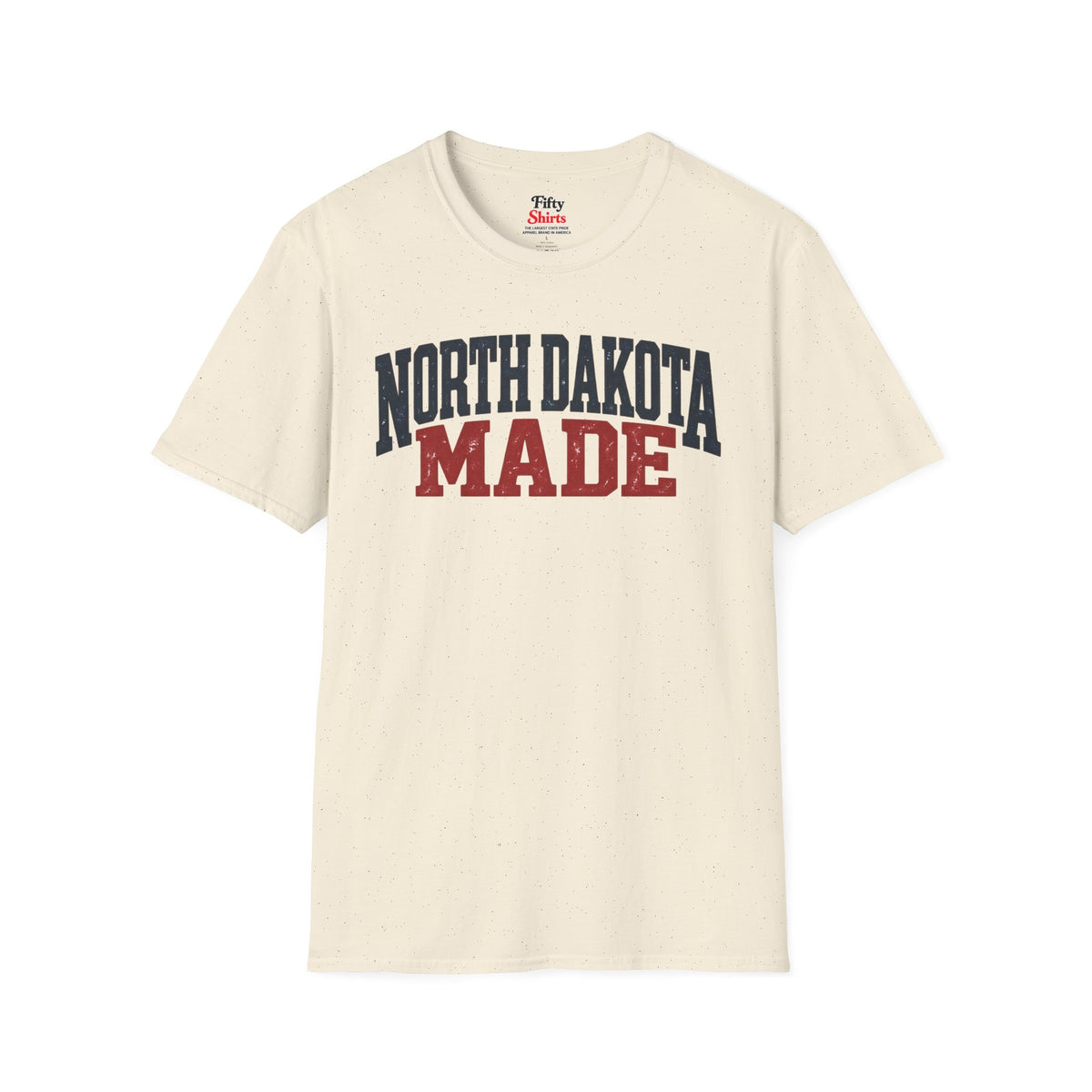 North Dakota Made Unisex Softstyle T Shirt State Name Graphic Tee