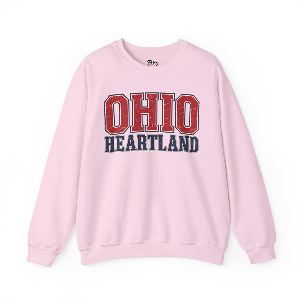 Ohio Heartland Unisex Crewneck Sweatshirt State Name Graphic