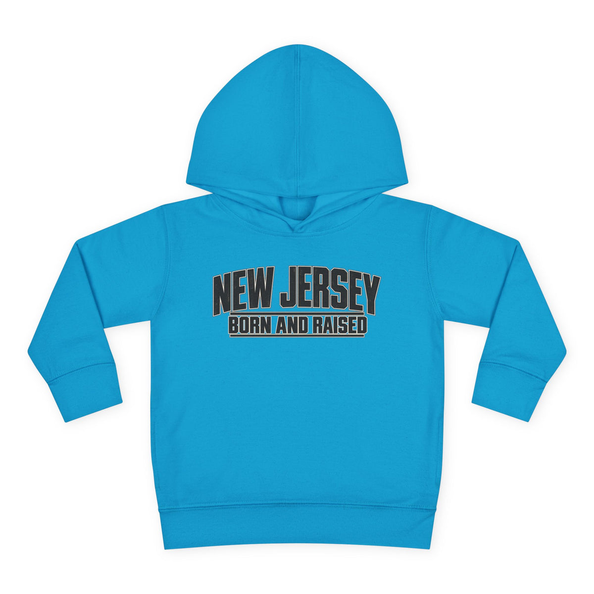 New Jersey Born and Raised Modern Streetwear Unisex Toddler Pullover Fleece Hoodie