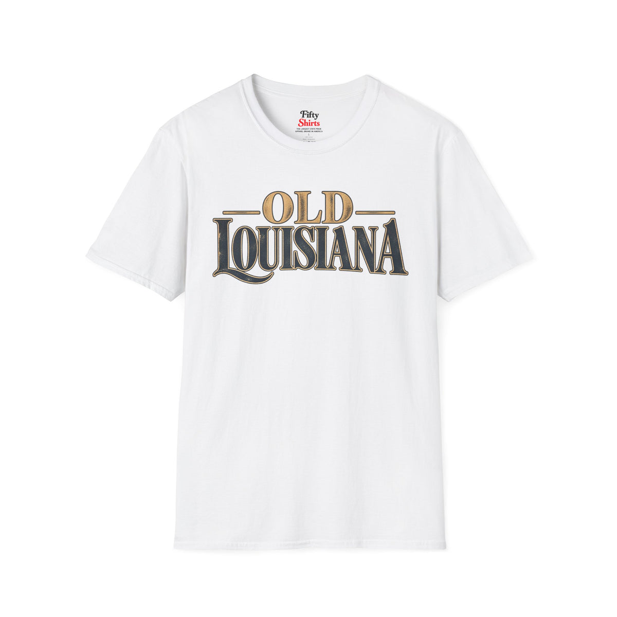 Old Louisiana Unisex Softstyle T Shirt State Name Graphic Tee