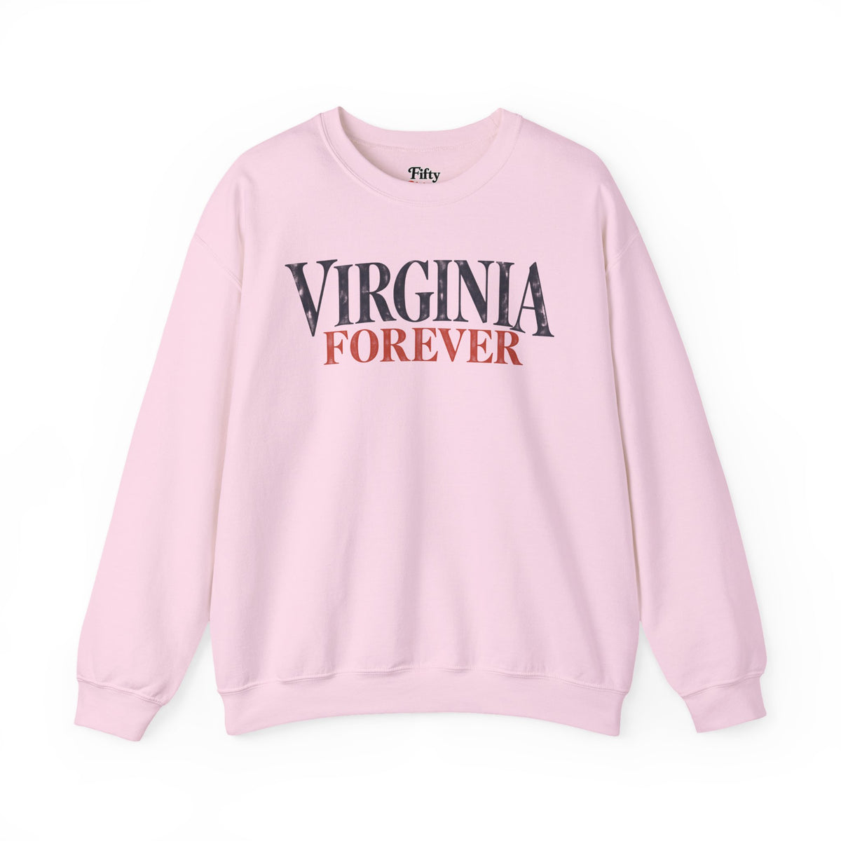 Virginia Forever Unisex Crewneck Sweatshirt State Name Graphic