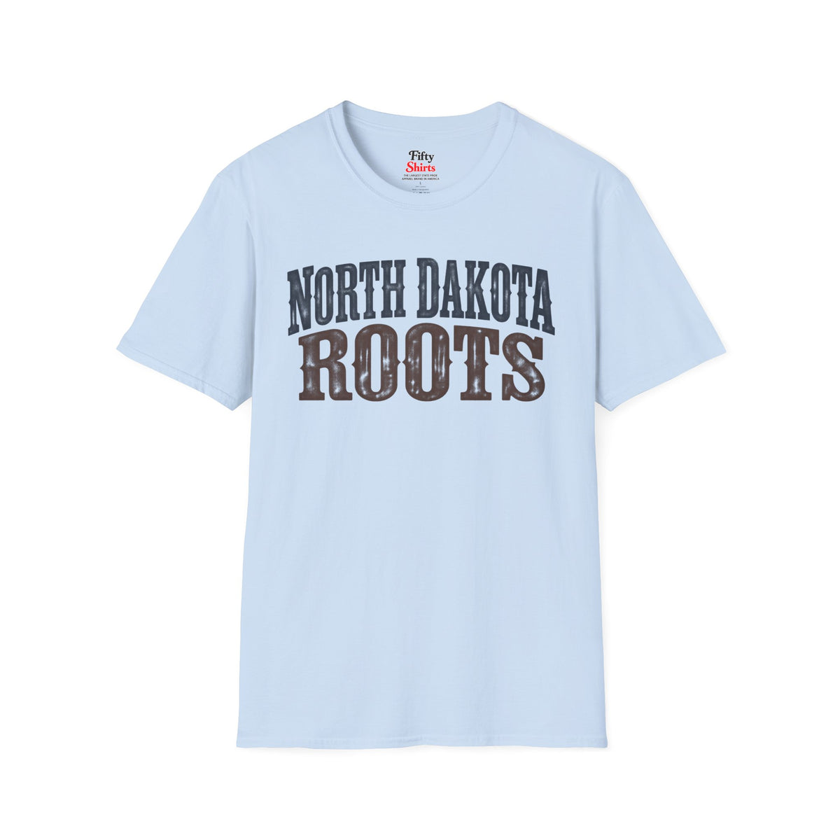 North Dakota Roots Unisex Softstyle T Shirt State Name Graphic Tee