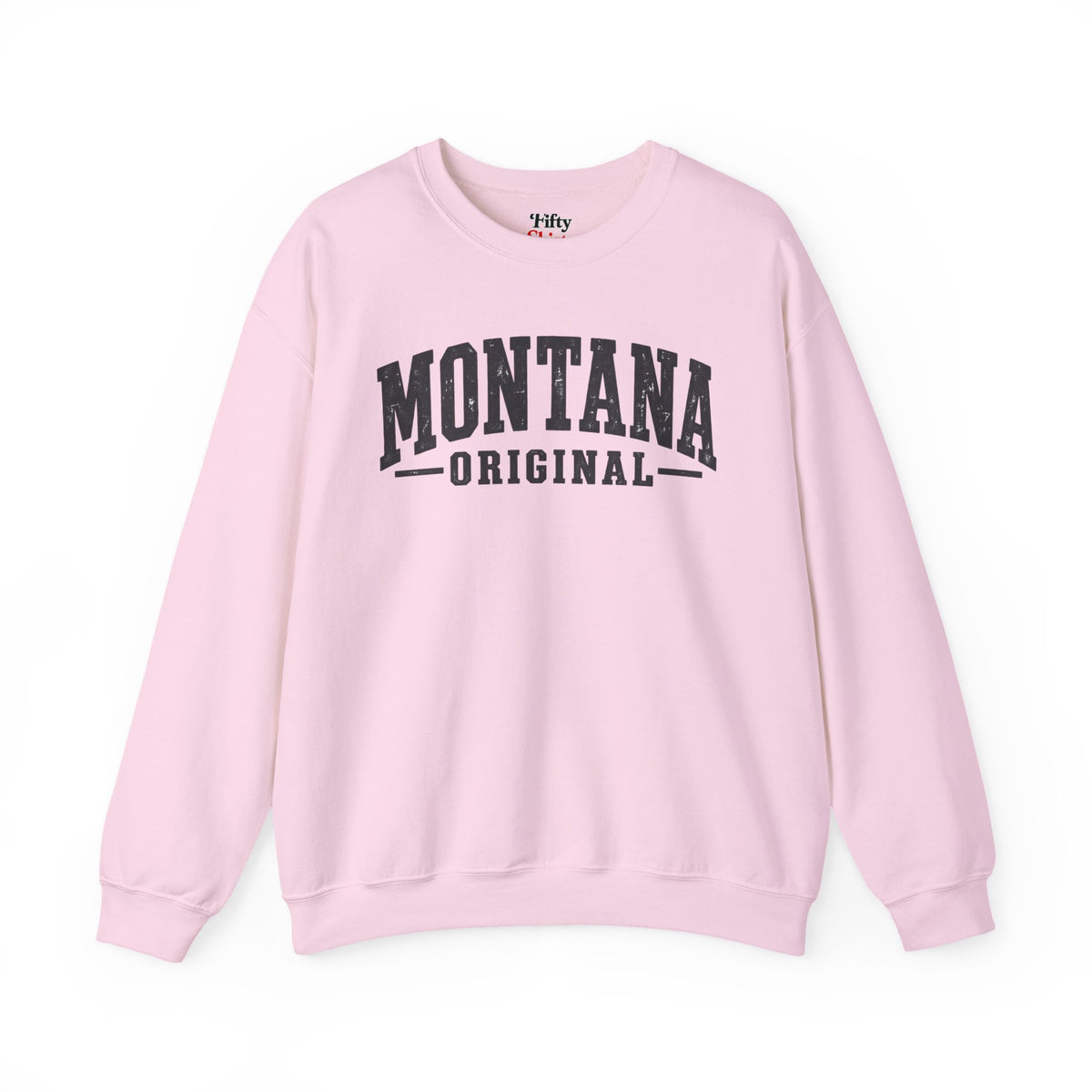 Montana Original Unisex Crewneck Sweatshirt State Name Graphic