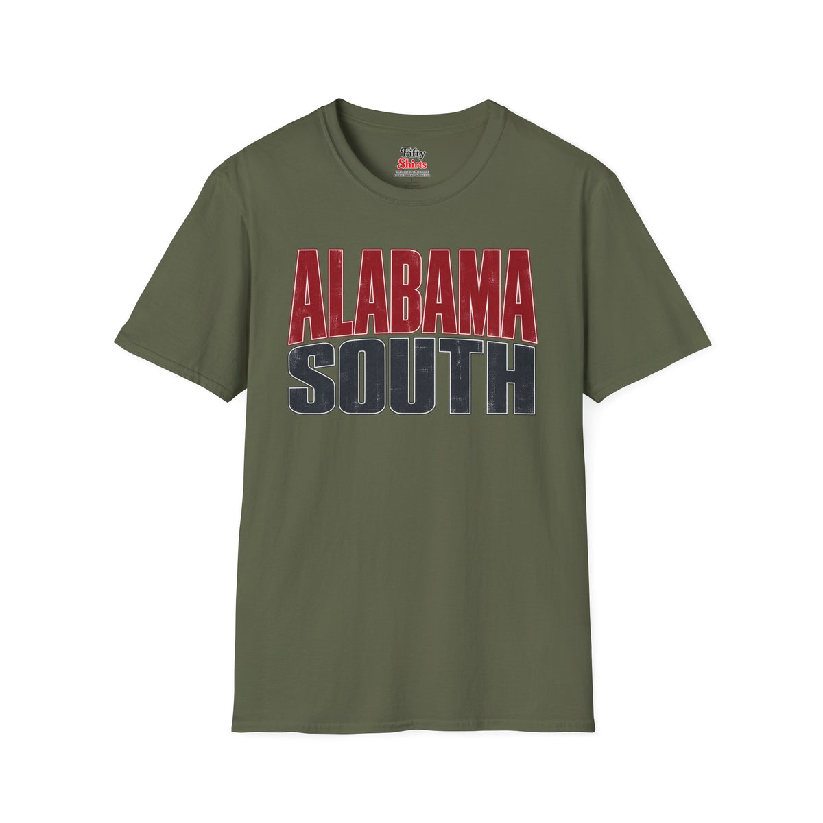 Alabama South Unisex Softstyle T Shirt State Name Graphic Tee