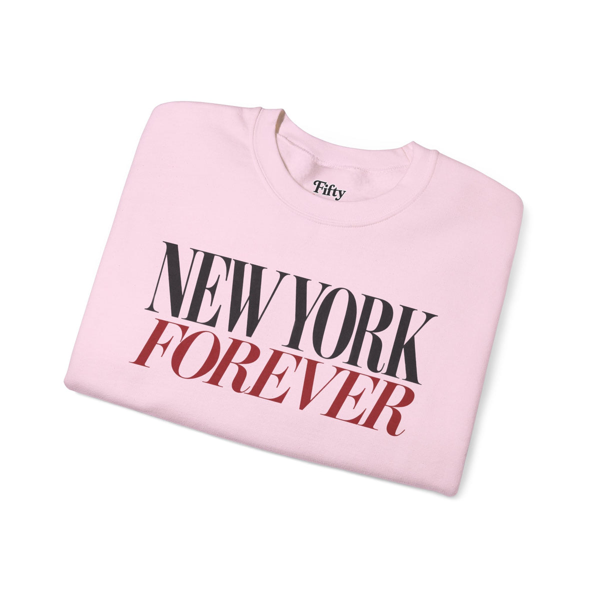 New York Forever Unisex Crewneck Sweatshirt State Name Graphic