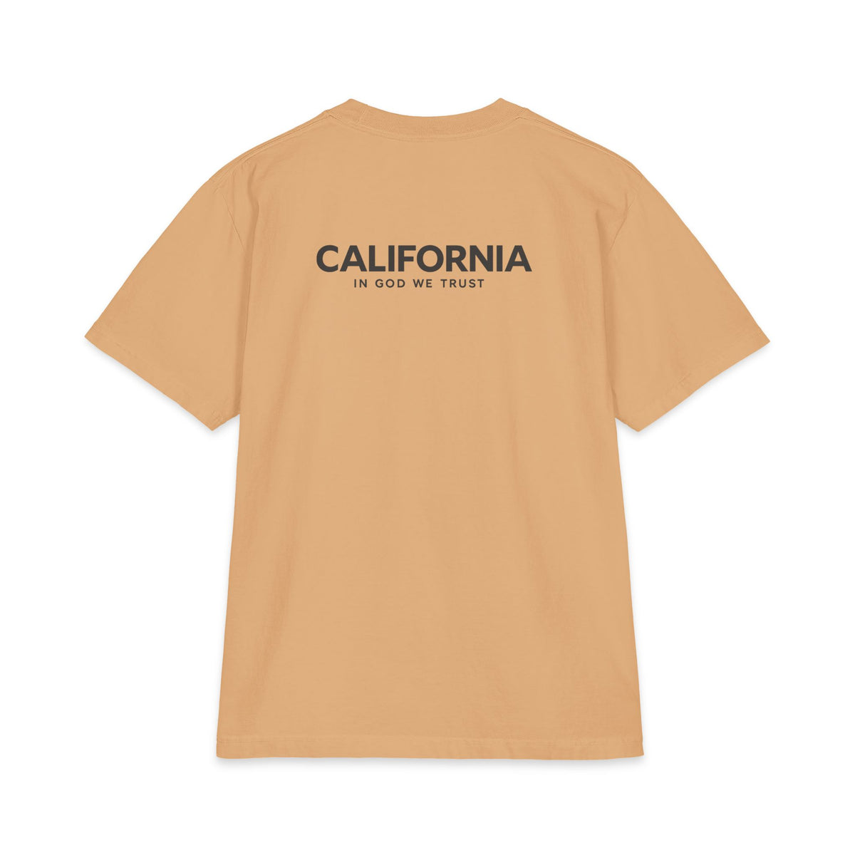 California All State In God We Trust Unisex Max Heavyweight Short Sleeve