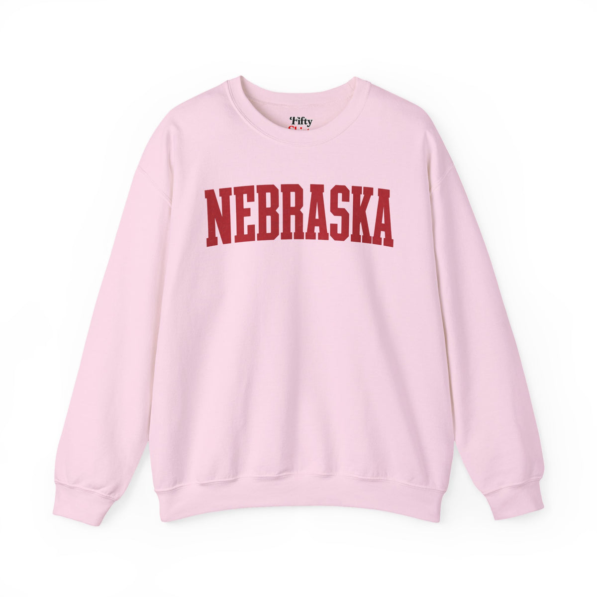 Nebraska Unisex Crewneck Sweatshirt State Name Graphic