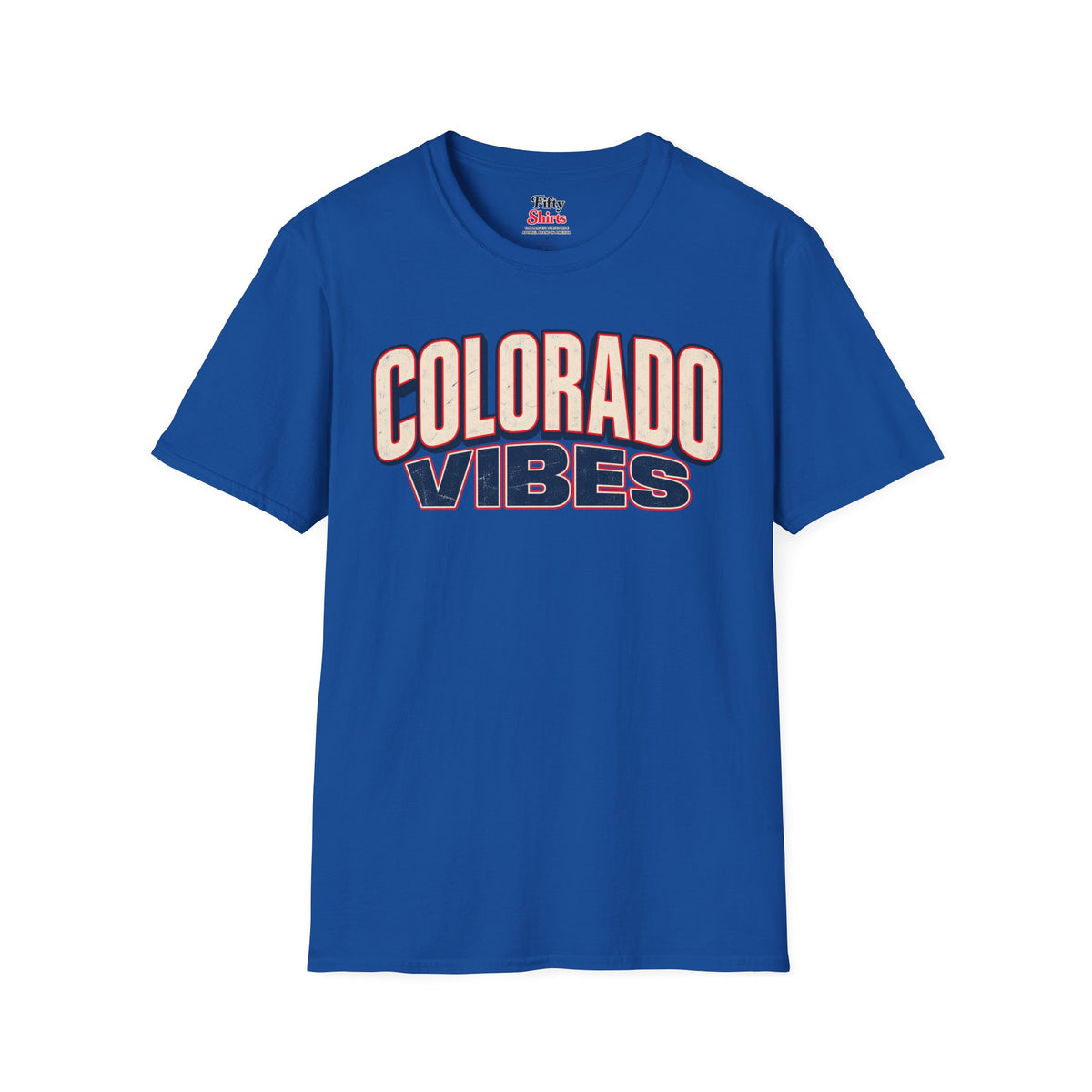 Colorado Vibes Unisex Softstyle T Shirt State Name Graphic Tee