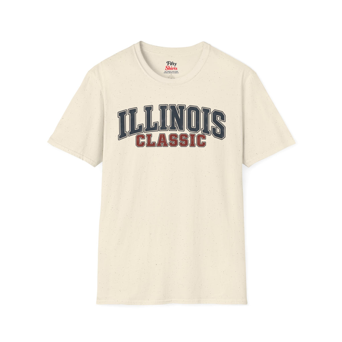 Illinois Classic Unisex Softstyle T Shirt State Name Graphic Tee