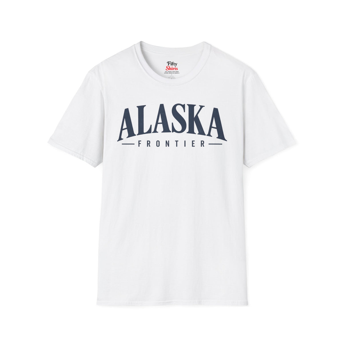 Alaska Frontier Unisex Softstyle T Shirt State Name Graphic Tee