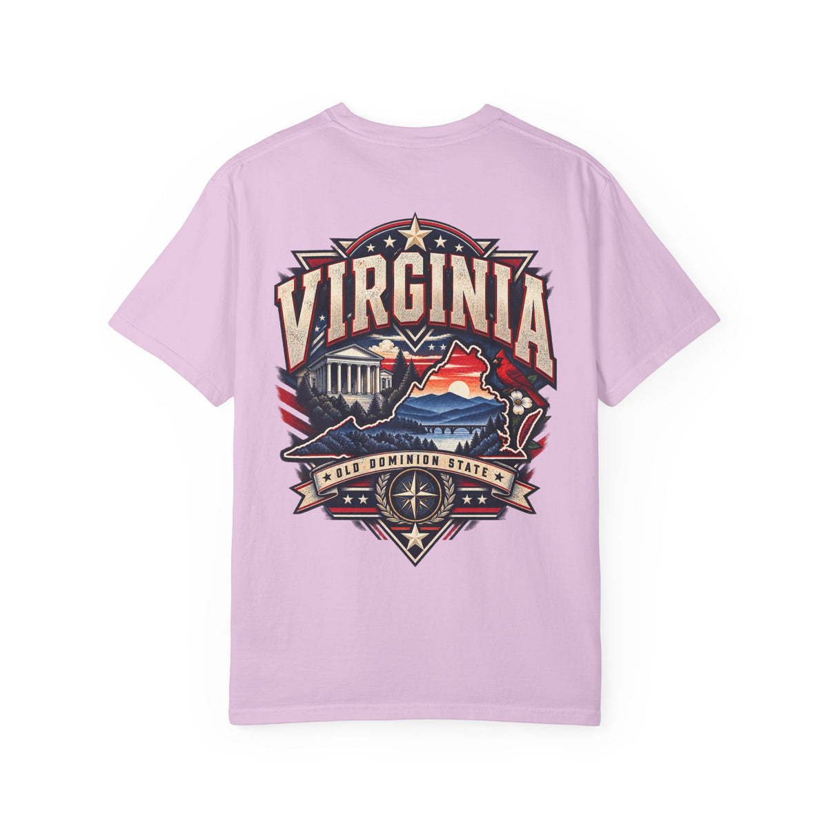 Virginia Premium Streetwear Unisex Comfort Color 1717 Streetwear Graphic Tee