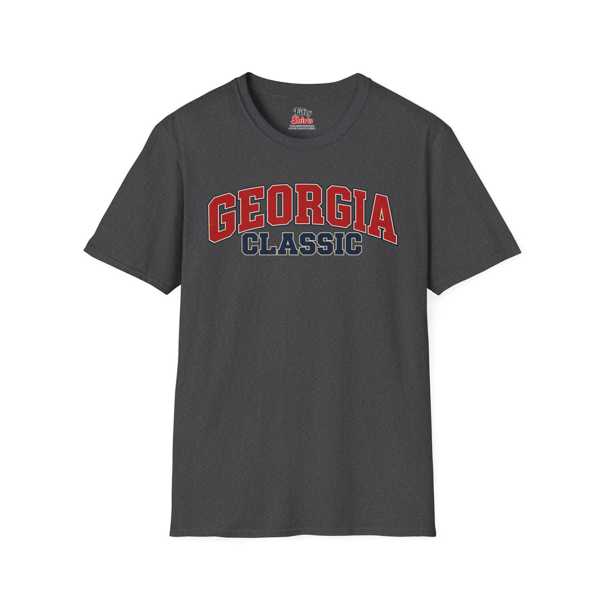 Georgia Classic Unisex Softstyle T Shirt State Name Graphic Tee