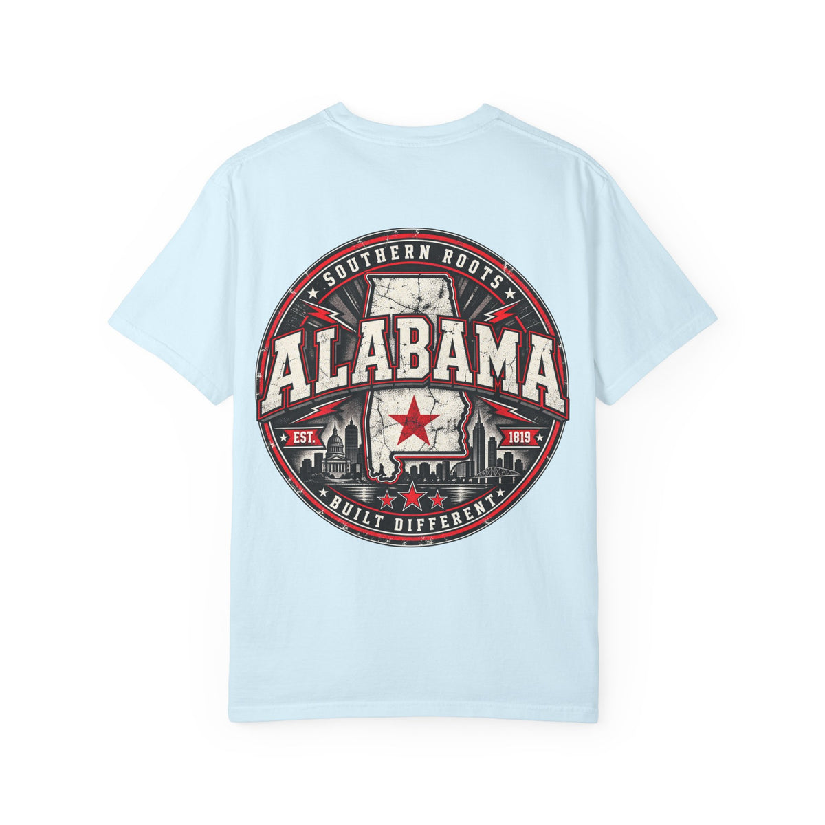 Alabama Urban Badge Unisex Comfort Color 1717 Streetwear Graphic Tee