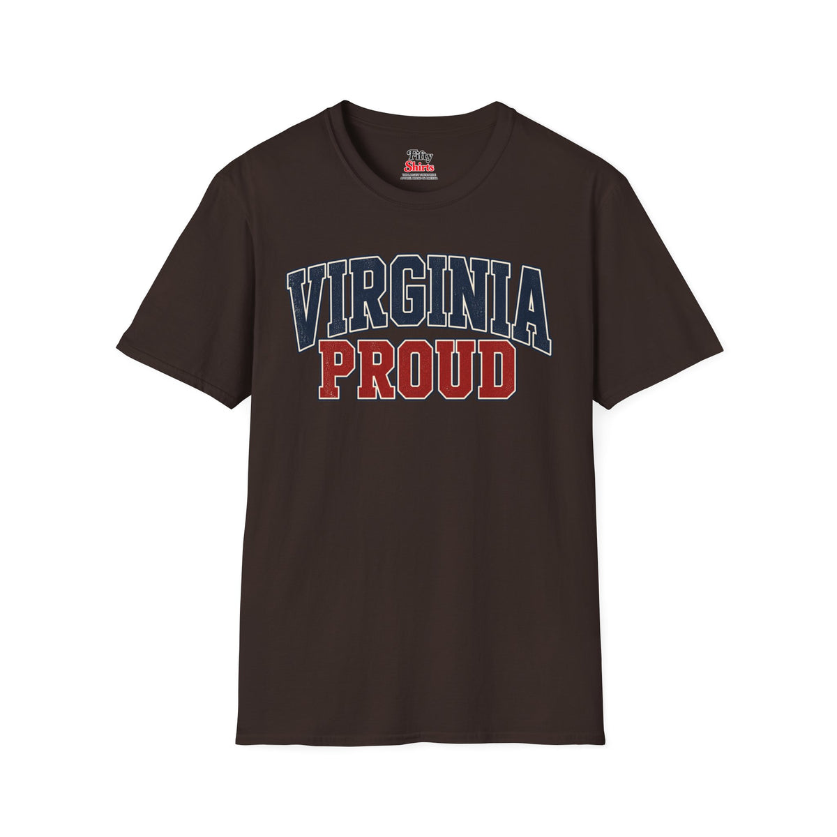 Virginia Proud Unisex Softstyle T Shirt State Name Graphic Tee