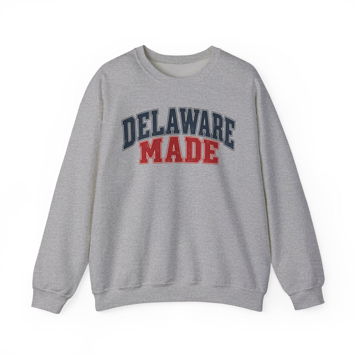 Delaware Made Unisex Crewneck Sweatshirt State Name Graphic