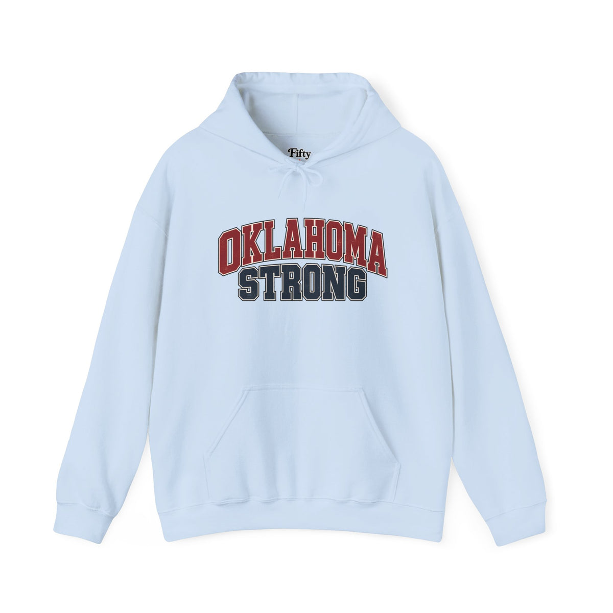 Oklahoma Strong Unisex Hoodie State Name Graphic