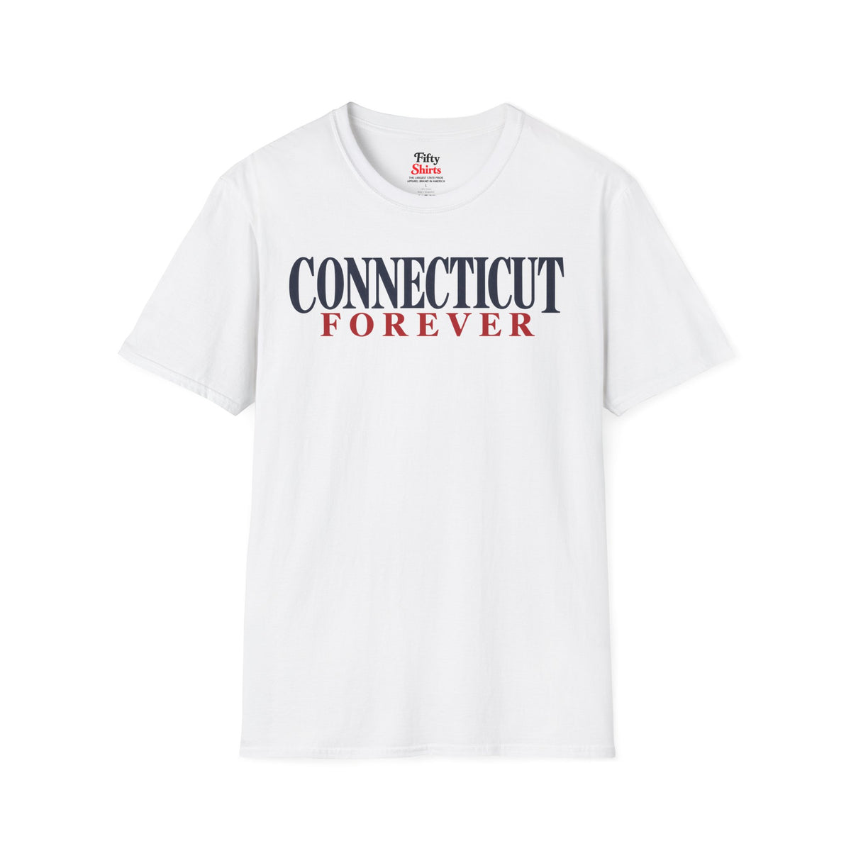 Connecticut Forever Unisex Softstyle T Shirt State Name Graphic Tee