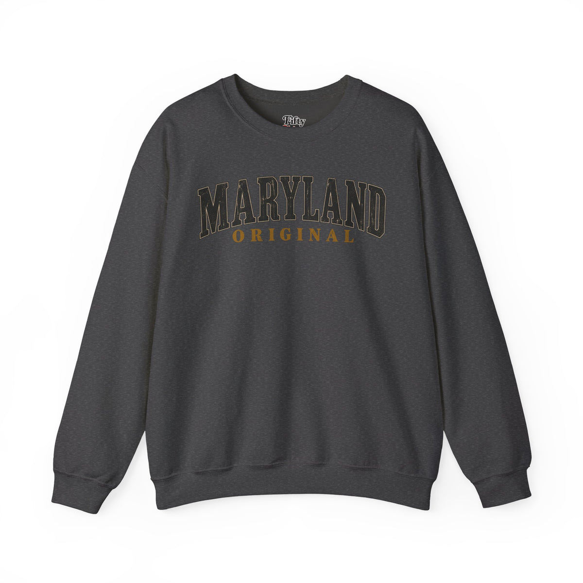 Maryland Original Unisex Crewneck Sweatshirt State Name Graphic