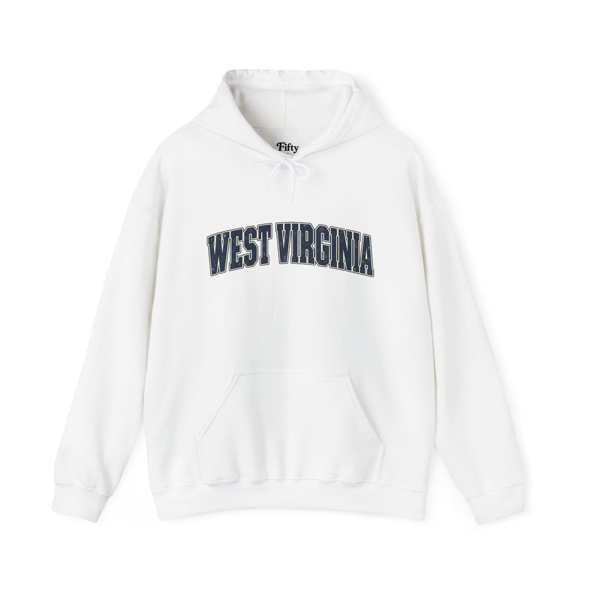 West Virginia Unisex Hoodie State Name Graphic