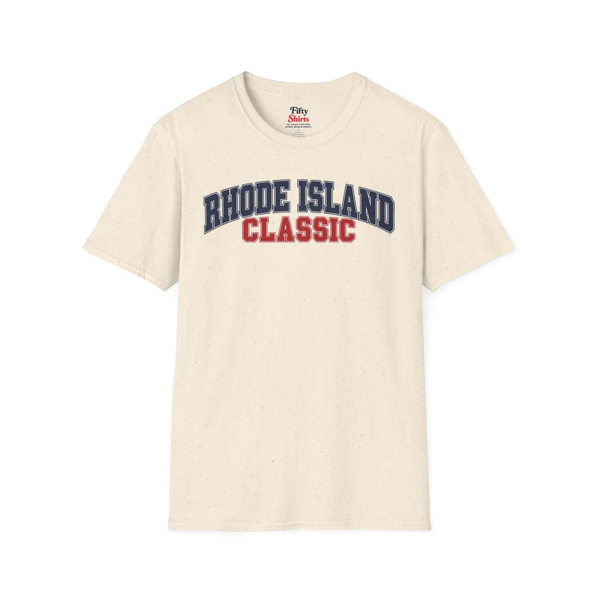 Rhode Island Classic Unisex Softstyle T Shirt State Name Graphic Tee