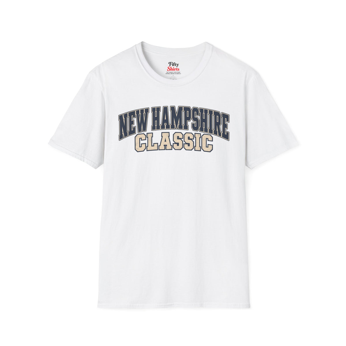 New Hampshire Classic Unisex Softstyle T Shirt State Name Graphic Tee