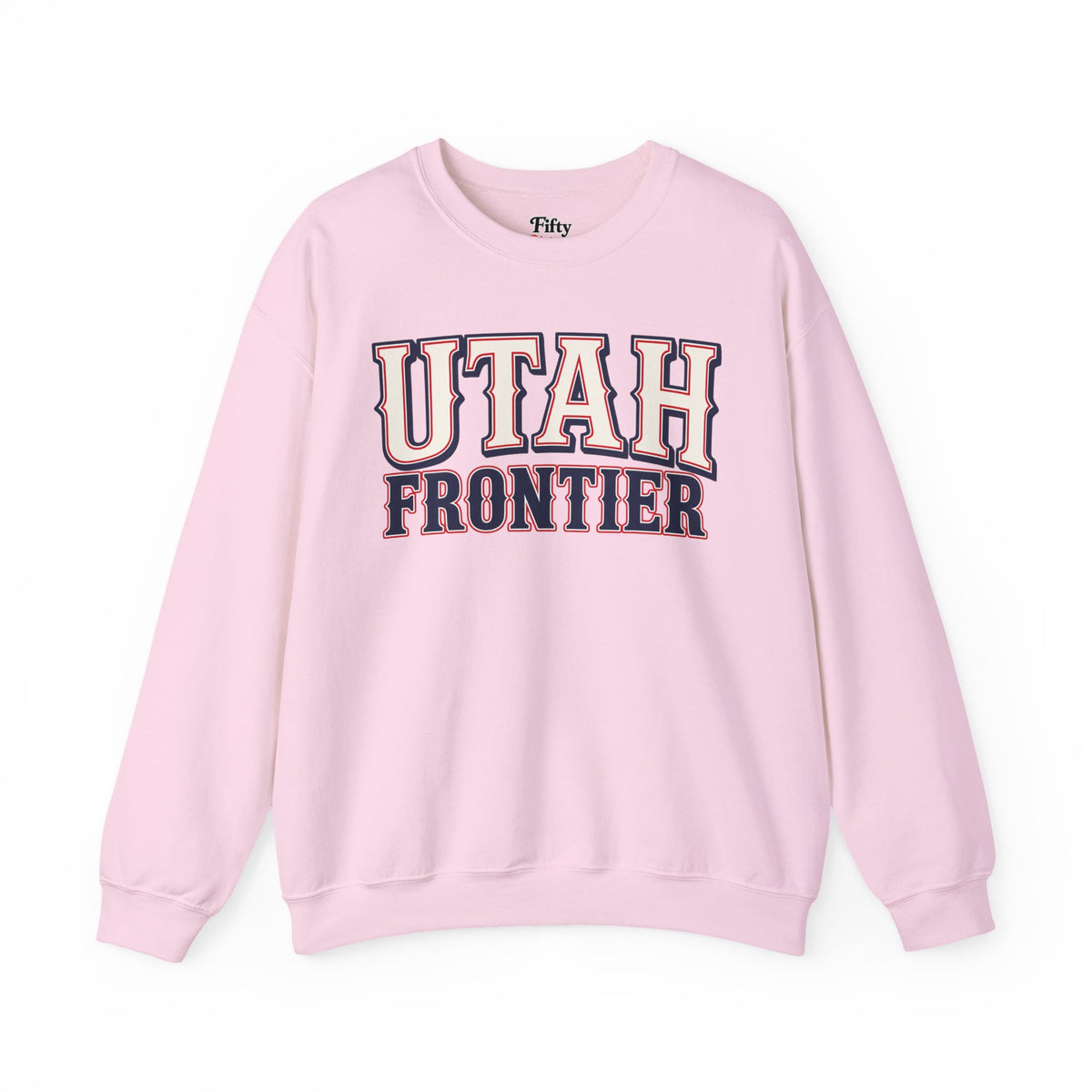Utah Frontier Unisex Crewneck Sweatshirt State Name Graphic