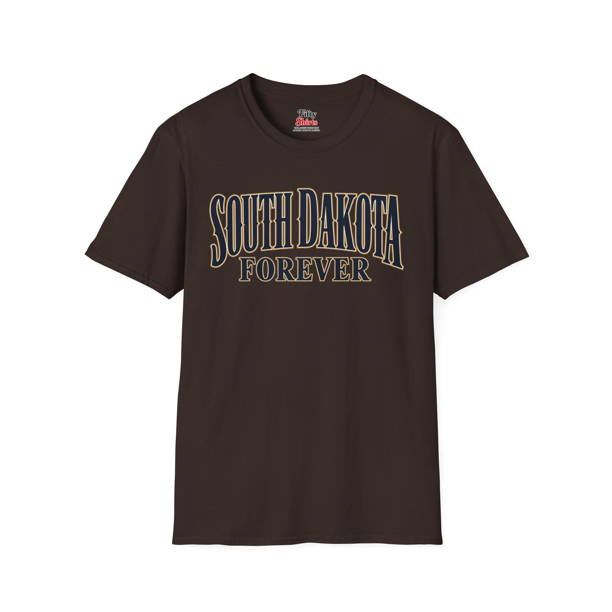 South Dakota Forever Unisex Softstyle T Shirt State Name Graphic Tee