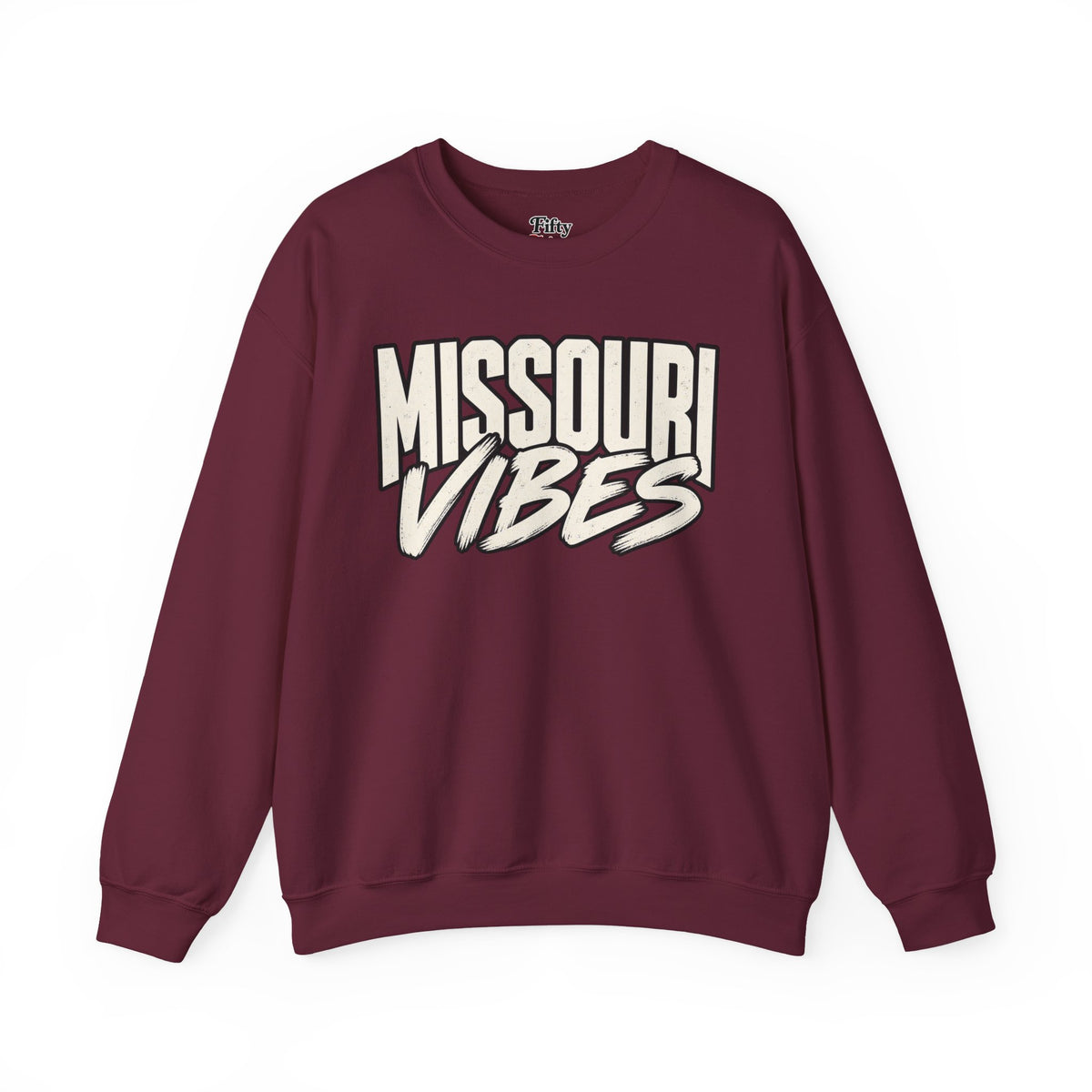 Missouri Vibes Unisex Crewneck Sweatshirt State Name Graphic