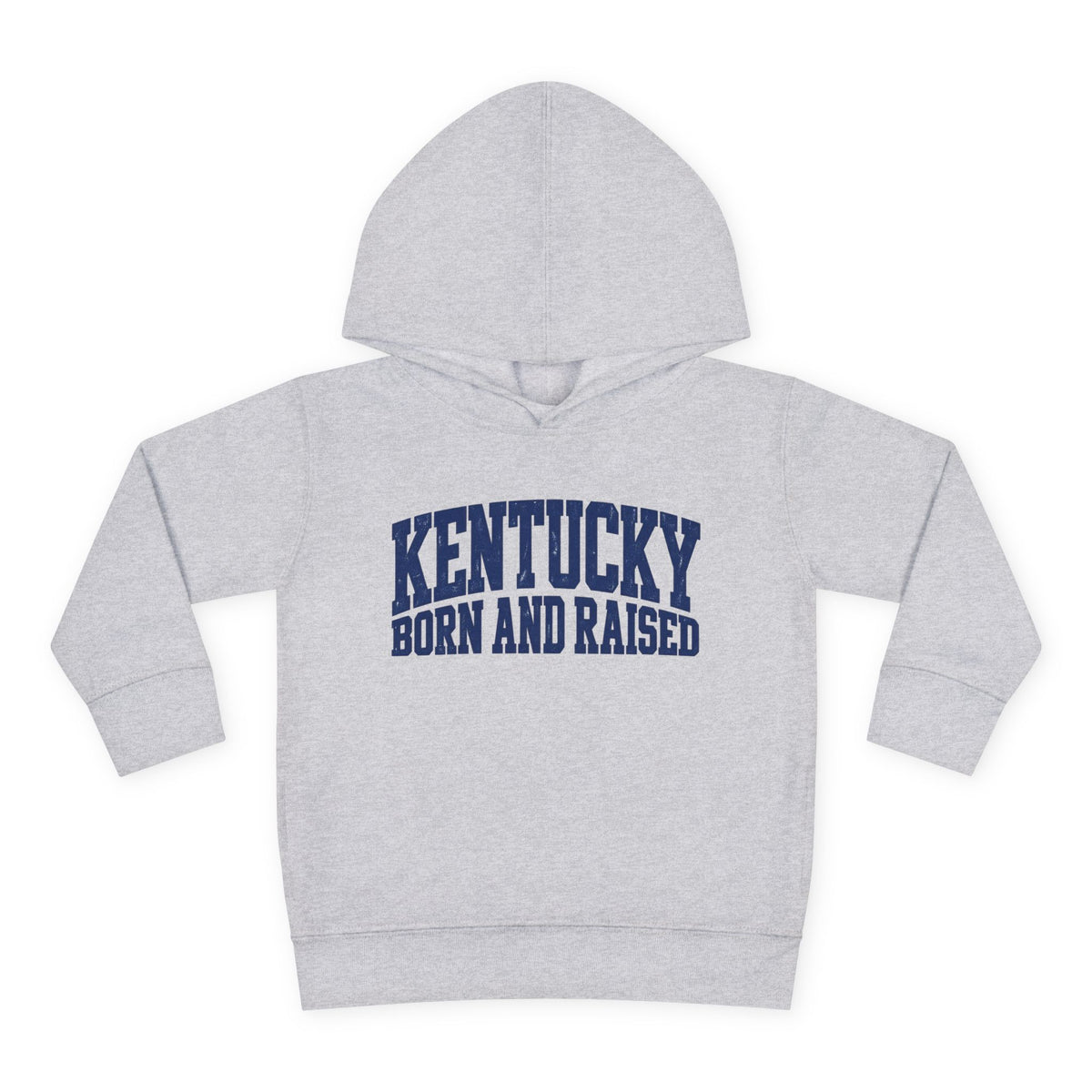 Kentucky Born and Raised Bold Athletic Unisex Toddler Pullover Fleece Hoodie