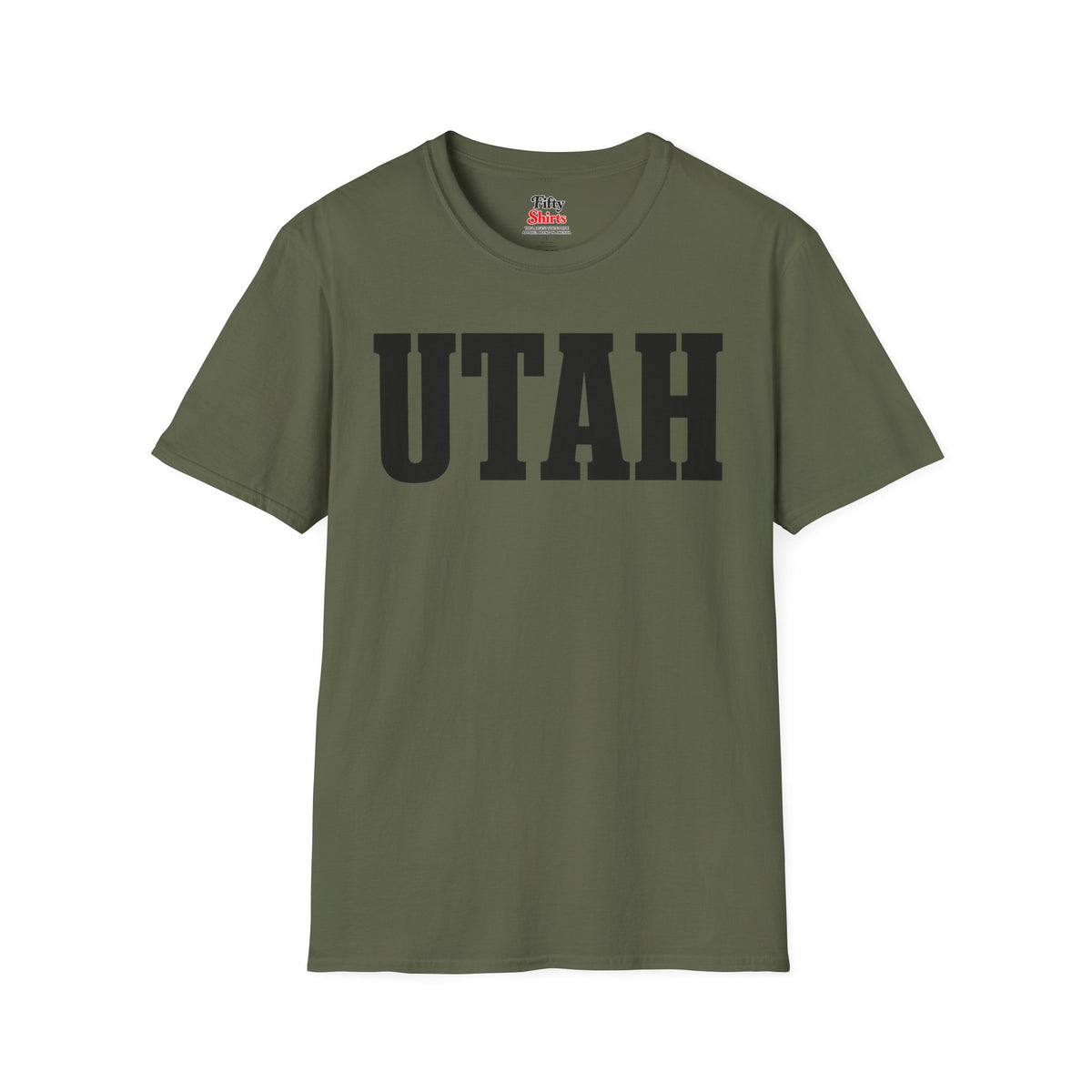 Utah Unisex Softstyle T Shirt State Name Graphic Tee