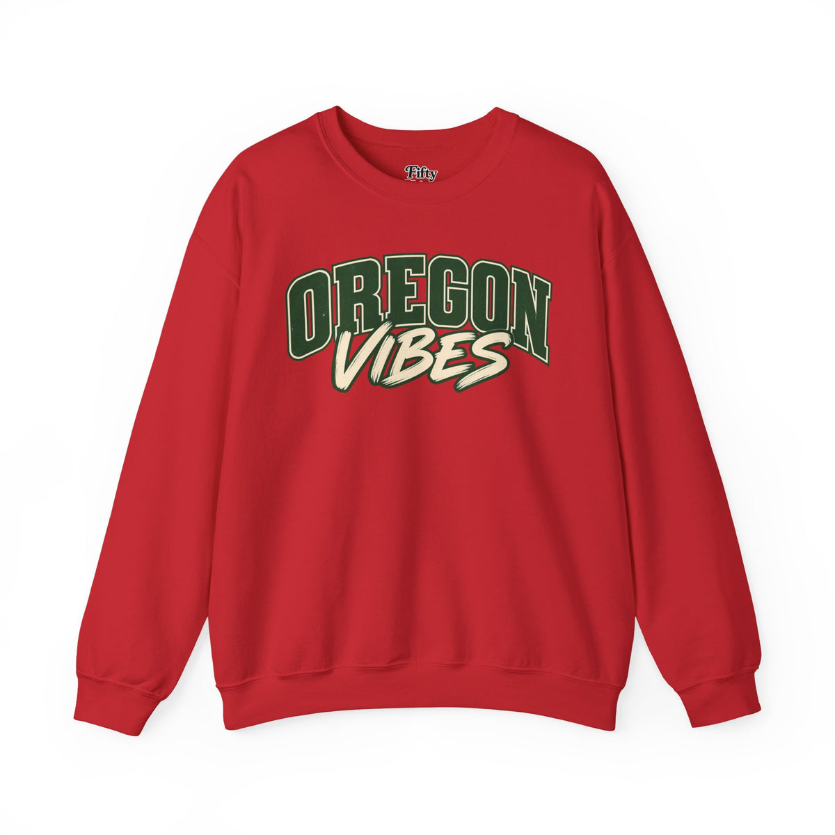 Oregon Vibes Unisex Crewneck Sweatshirt State Name Graphic