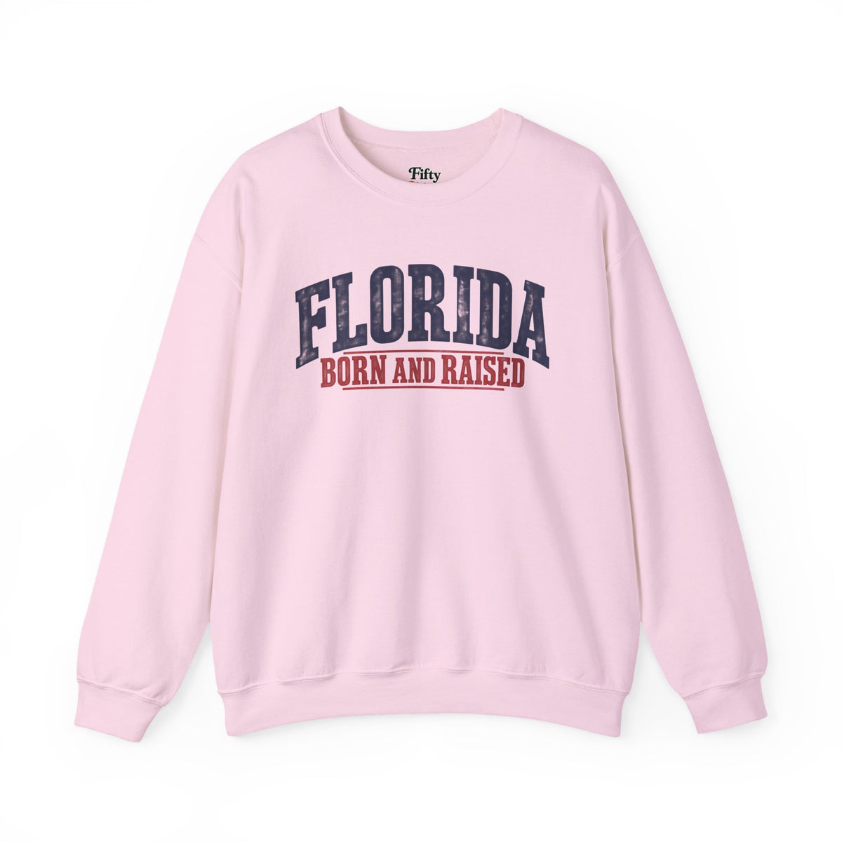 Florida Born and Raised Classic Americana Unisex Sweatshirt Graphic
