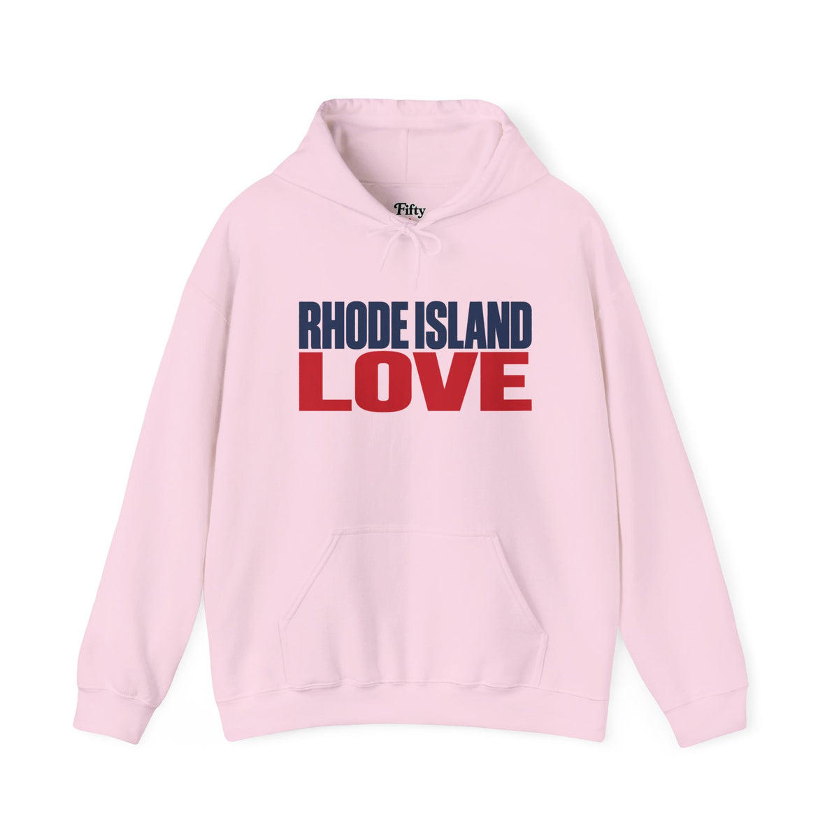 Rhode Island Love Unisex Hoodie State Name Graphic