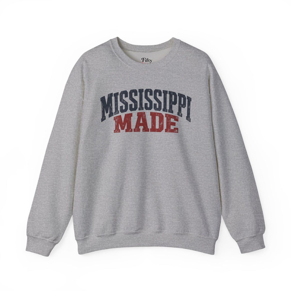 Mississippi Made Unisex Crewneck Sweatshirt State Name Graphic