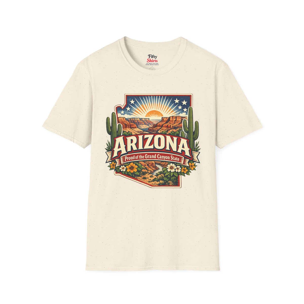 Arizona State Pride Unisex Softstyle T Shirt State Pride Graphic Tee Collections FS03