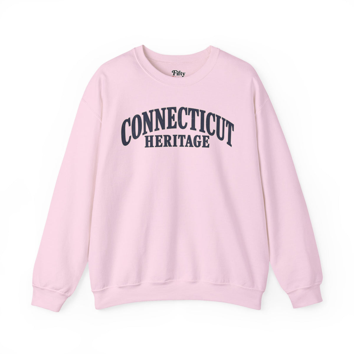 Connecticut Heritage Unisex Crewneck Sweatshirt State Name Graphic