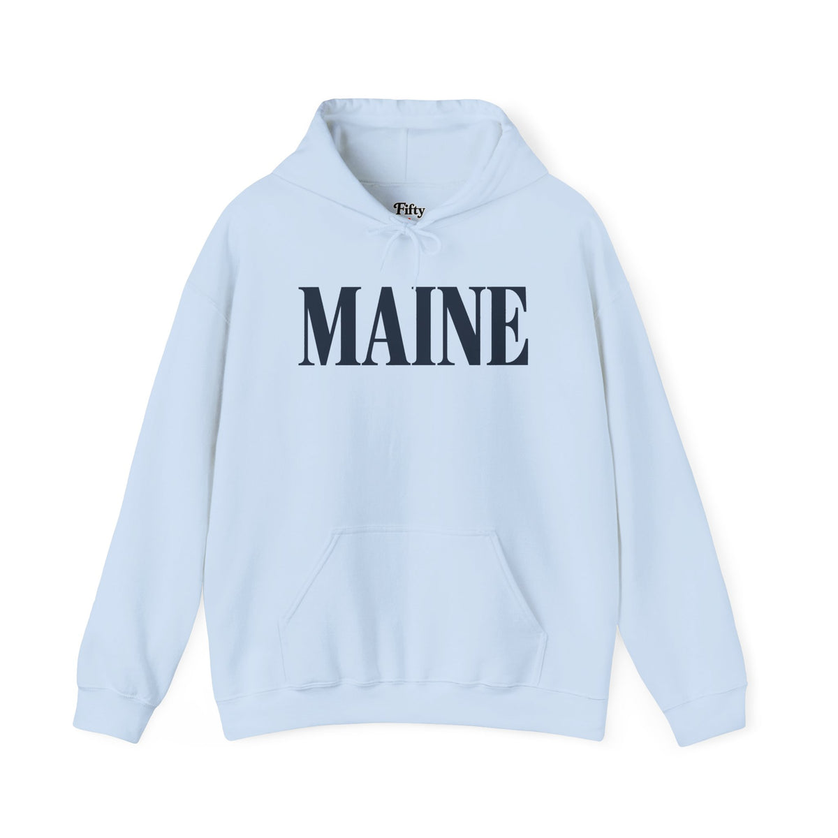 Maine Unisex Hoodie State Name Graphic