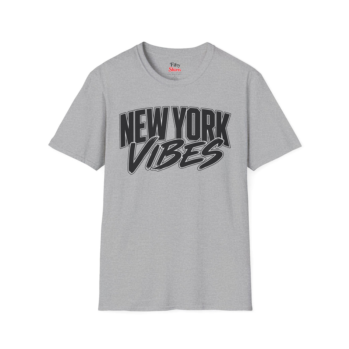 New York Vibes Unisex Softstyle T Shirt State Name Graphic Tee