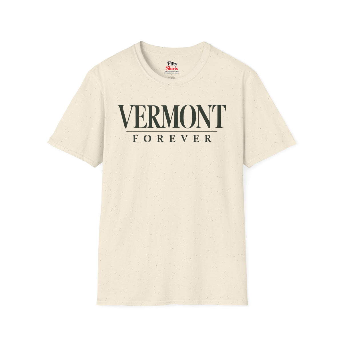 Vermont Forever Unisex Softstyle T Shirt State Name Graphic Tee