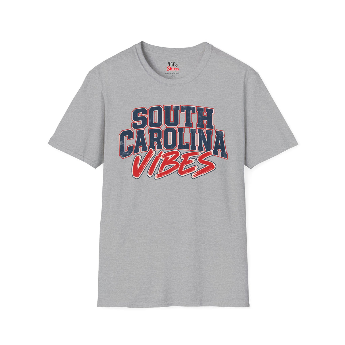 South Carolina Vibes Unisex Softstyle T Shirt State Name Graphic Tee