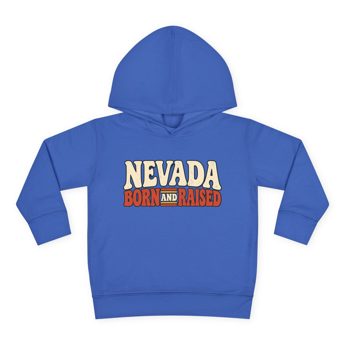 Nevada Born and Raised Retro 1970s Desert Unisex Toddler Pullover Fleece Hoodie