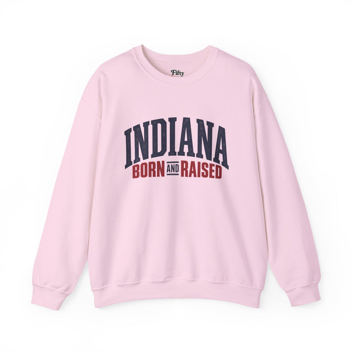 Indiana Born and Raised Premium Heritage Unisex Sweatshirt Graphic